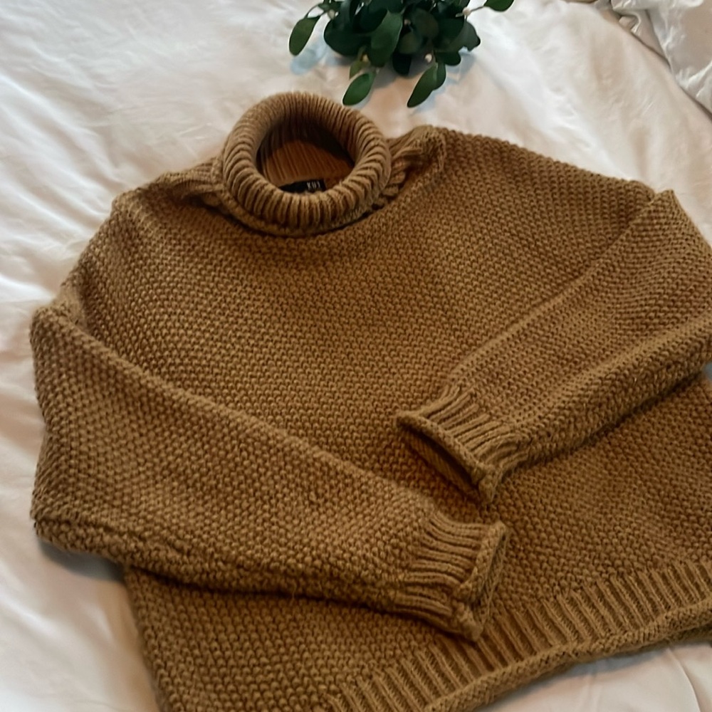 Oversized Turtleneck Sweater